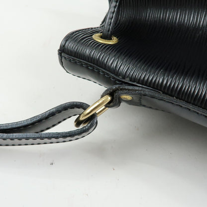 Louis Vuitton Noe Epi Leather, Black, Leather, Shoulder Bag