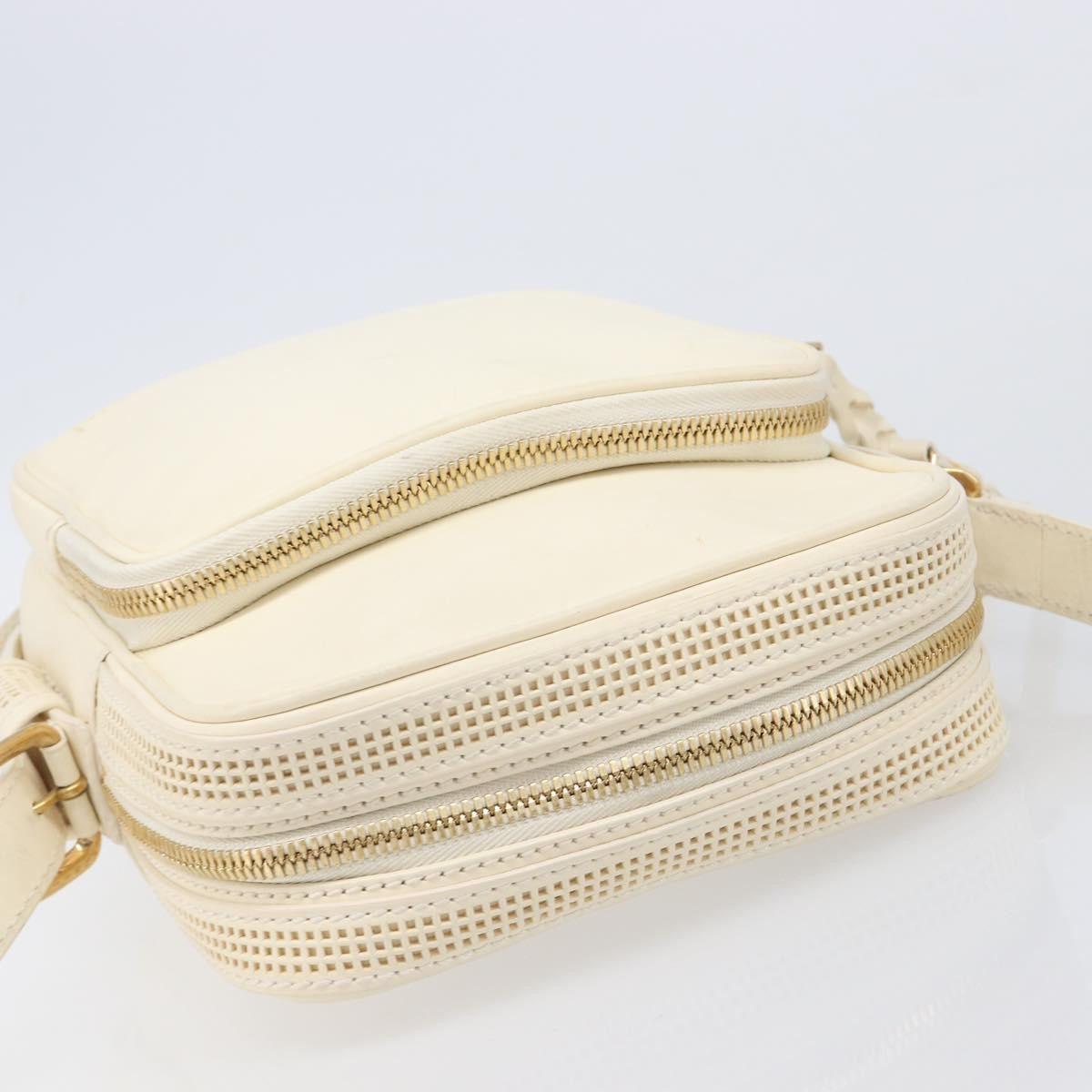 Louis Vuitton Bequia Trotter Messenger Nomade Leather, White, Leather, Shoulder Bag