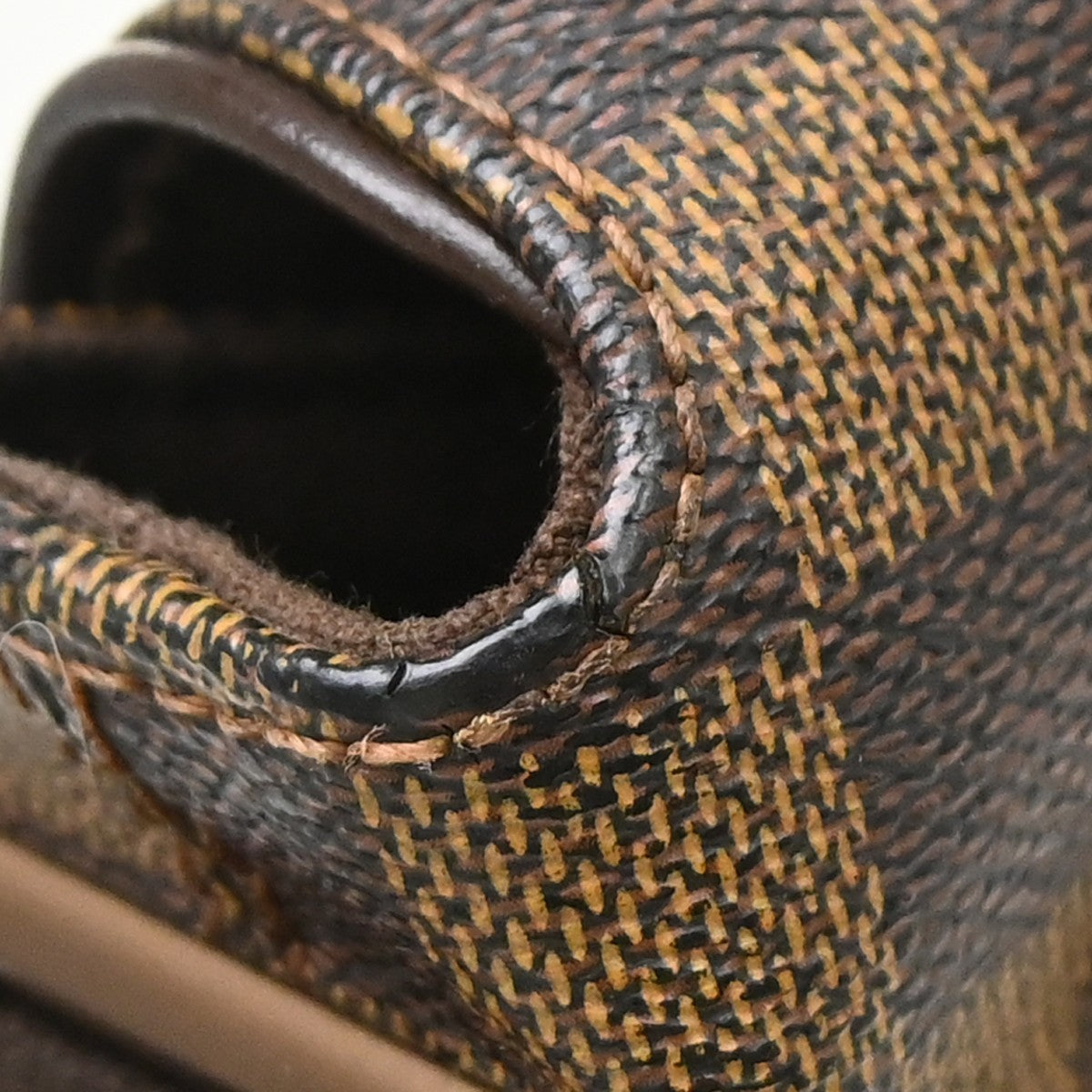 Louis Vuitton Brooklyn Damier Ebene, Brown, Canvas, Shoulder Bag