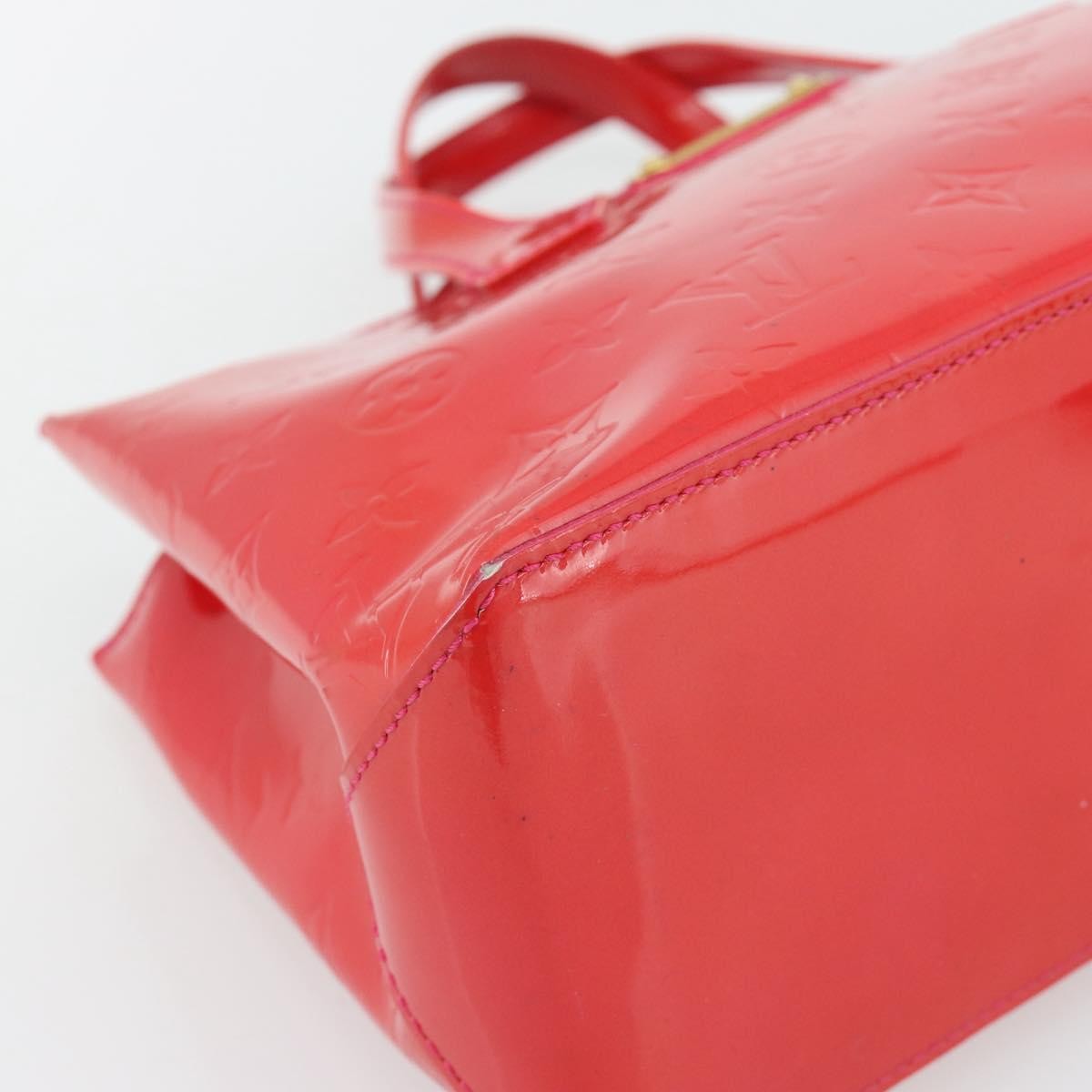 Louis Vuitton Wilshire Monogram Vernis, Pink, Patent Leather, Handbag
