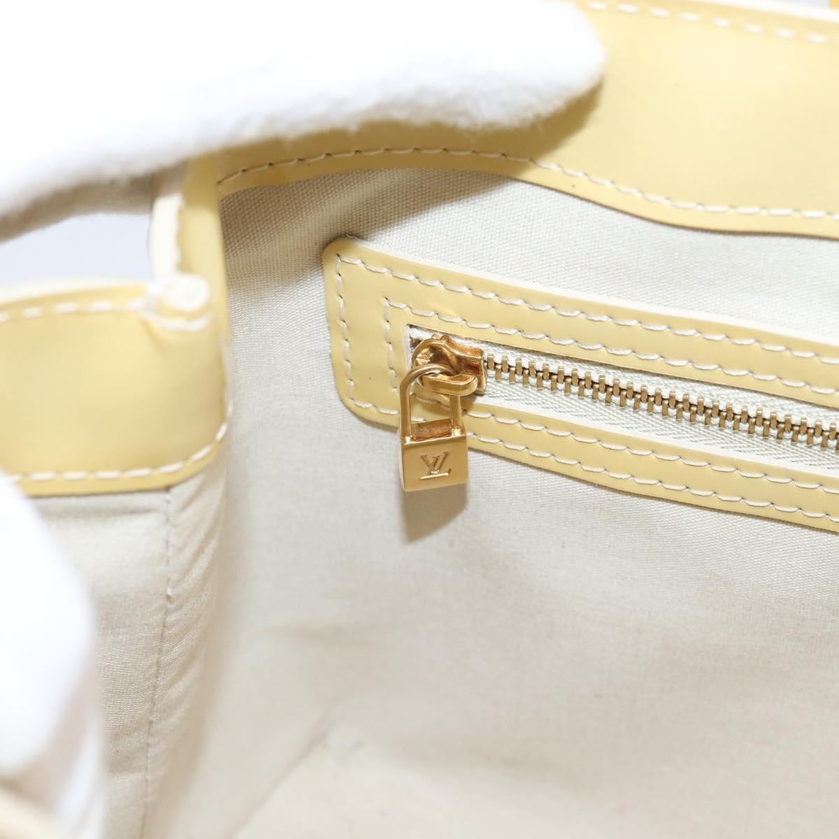 Louis Vuitton Wilshire Monogram Vernis, Yellow, Patent Leather, Handbag
