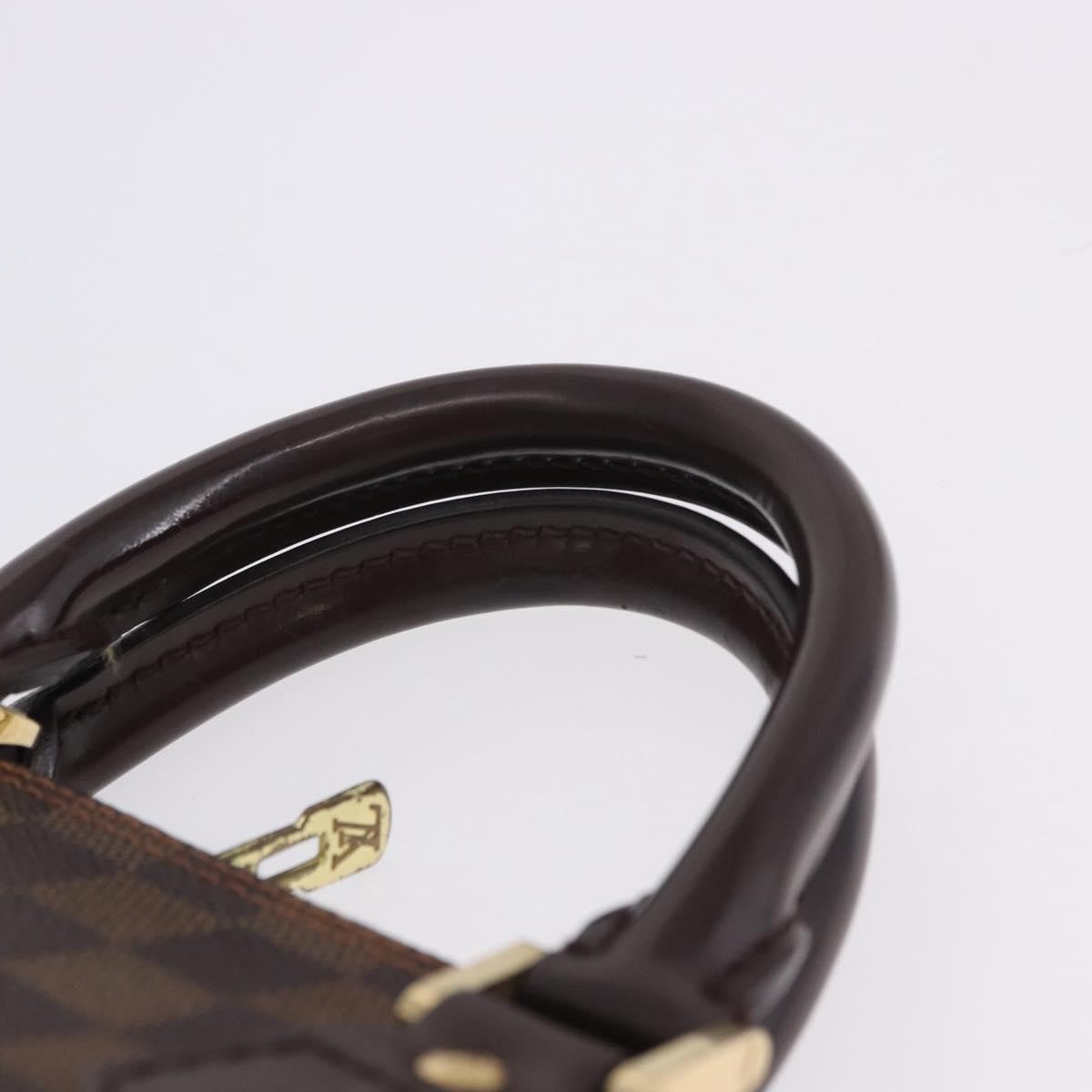 Louis Vuitton Alma Damier, Brown, Canvas, Handbag