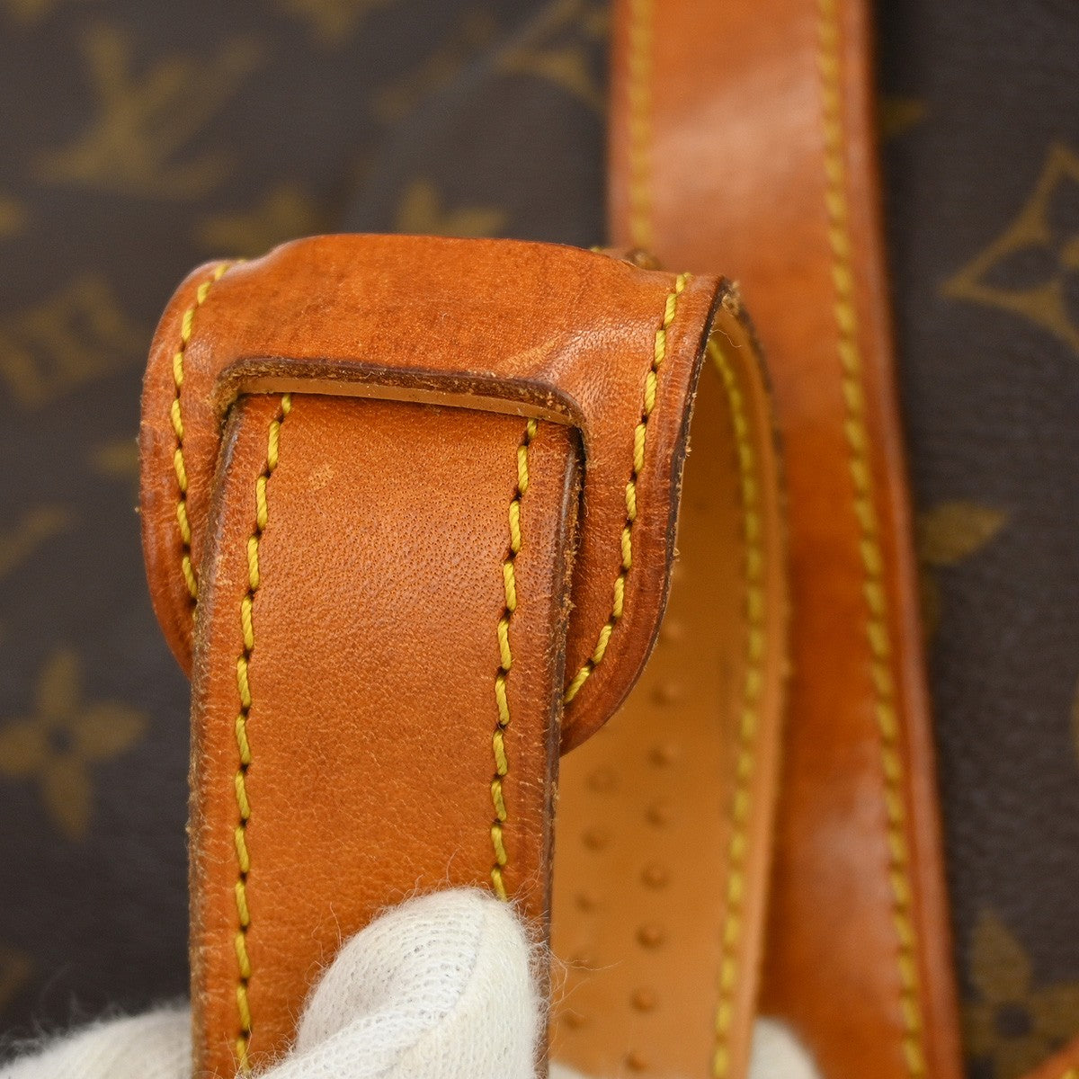Louis Vuitton Saumur Monogram, Brown, Canvas, Shoulder Bag