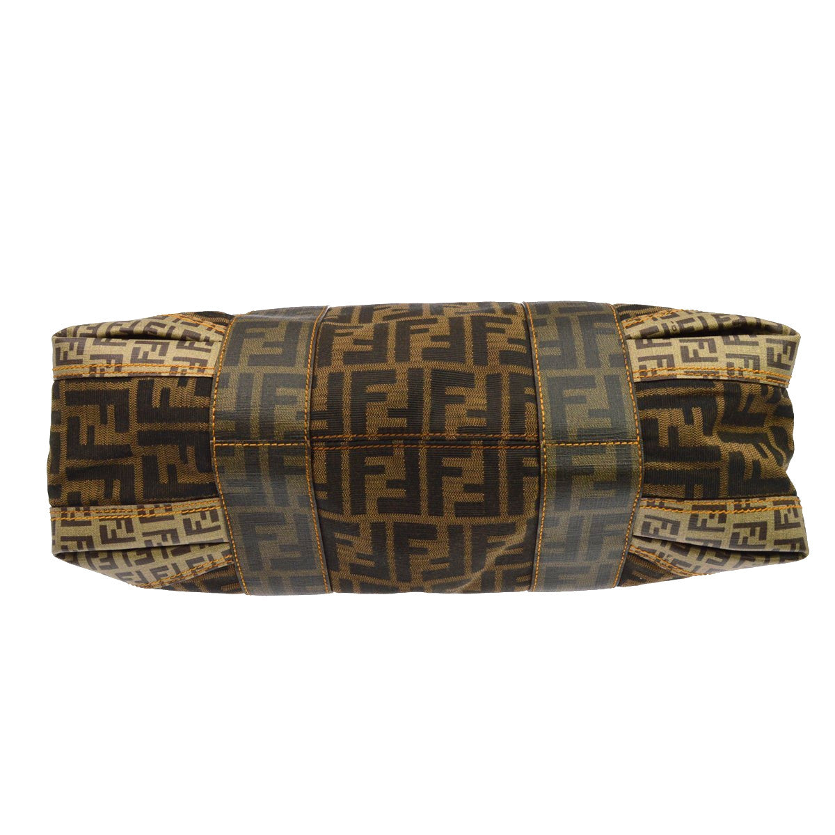 Fendi B Mix Zucca Mixed Media, Brown, Canvas, Tote Bag