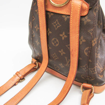 Louis Vuitton Vintage Montsouris Monogram Canvas, Brown, Canvas, Backpack