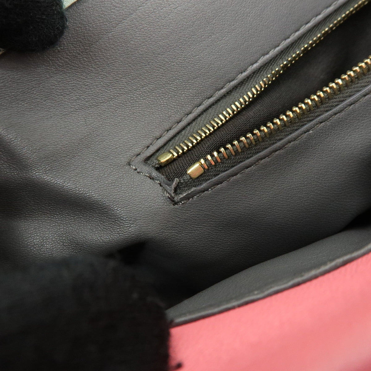 Fendi Peekaboo Leather, Pink, Leather, Handbag