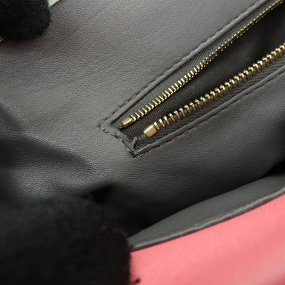 Fendi Peekaboo Leather, Pink, Leather, Handbag