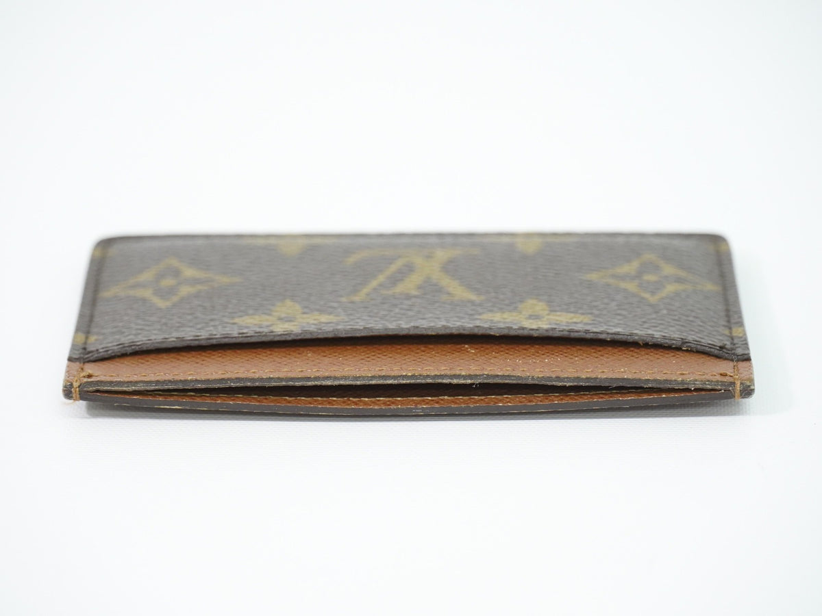 Louis Vuitton Card Holder Reverse Monogram Canvas, Brown, Canvas, Card Holder