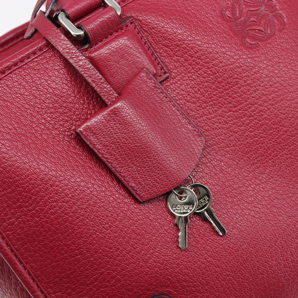 Loewe Amazona Leather, Red, Leather, Handbag