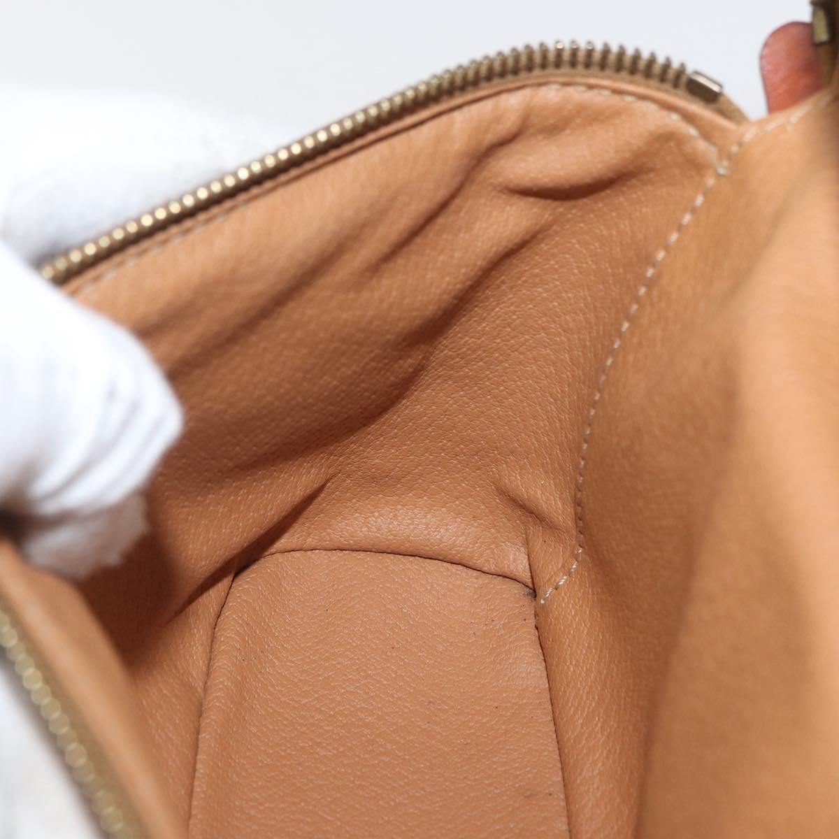 Celine Macadam Vanity Canvas, Brown, Canvas, Clutch