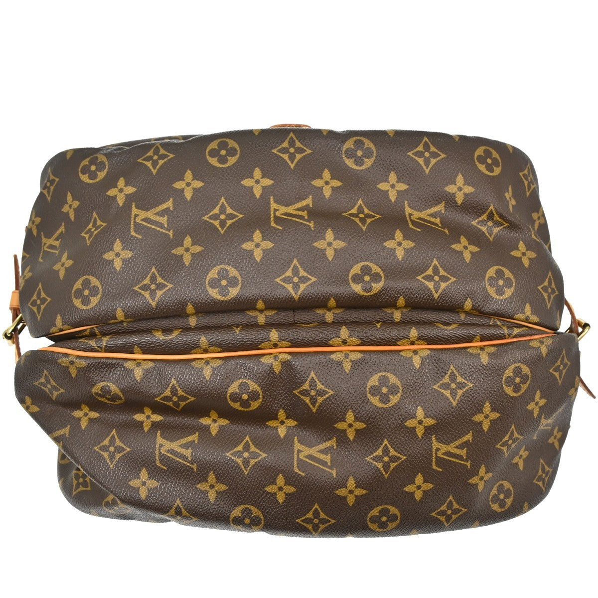 Louis Vuitton Saumur Monogram, Brown, Canvas, Shoulder Bag
