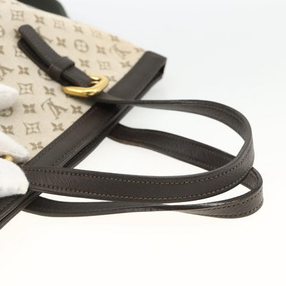 Louis Vuitton Francoise Mini lin, Khaki, Canvas, Tote Bag