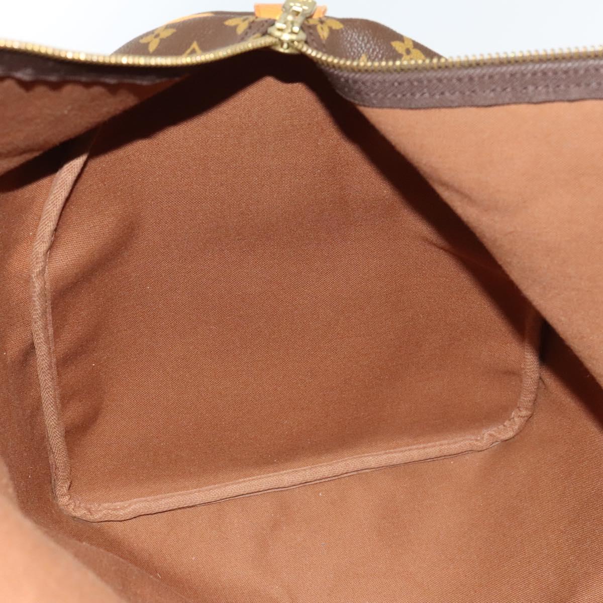 Louis Vuitton Keepall Bag Monogram Canvas, BROWN, CANVAS, Travel bag
