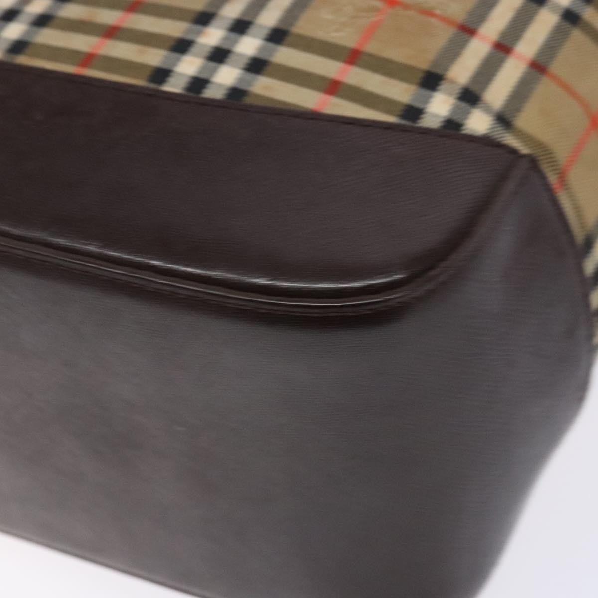 Burberry Nova Check Tote canvas check pattern, Beige, Canvas, Tote bag