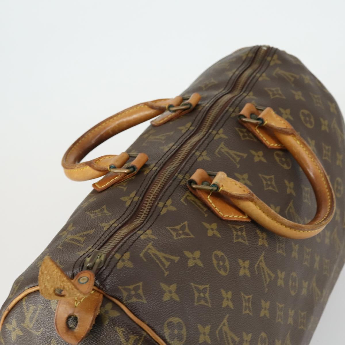Louis Vuitton Speedy Bandouliere Bag Monogram Canvas, BROWN, CANVAS, Handbag