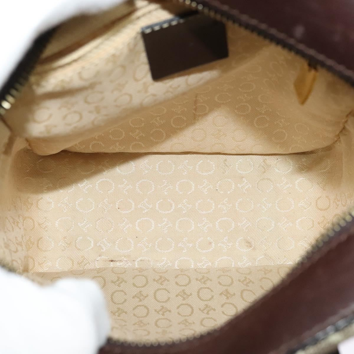 Celine C Macadam Canvas, Gray, Canvas, Handbag