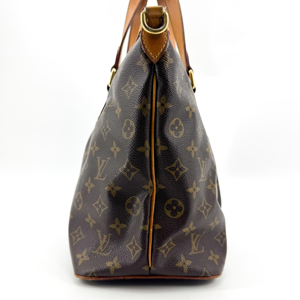 Louis Vuitton Palermo Monogram Canvas, Brown, Canvas, Handbag