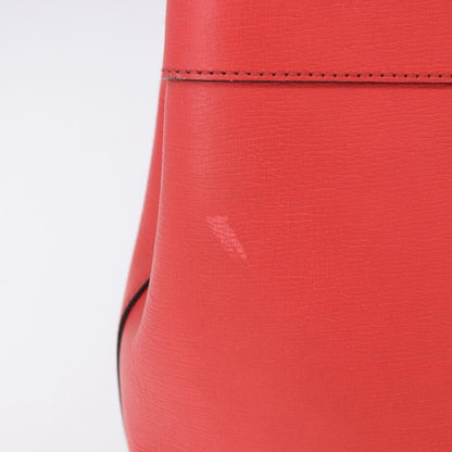 Gucci Bright Bit Convertible Leather, Red, Leather, Tote Bag