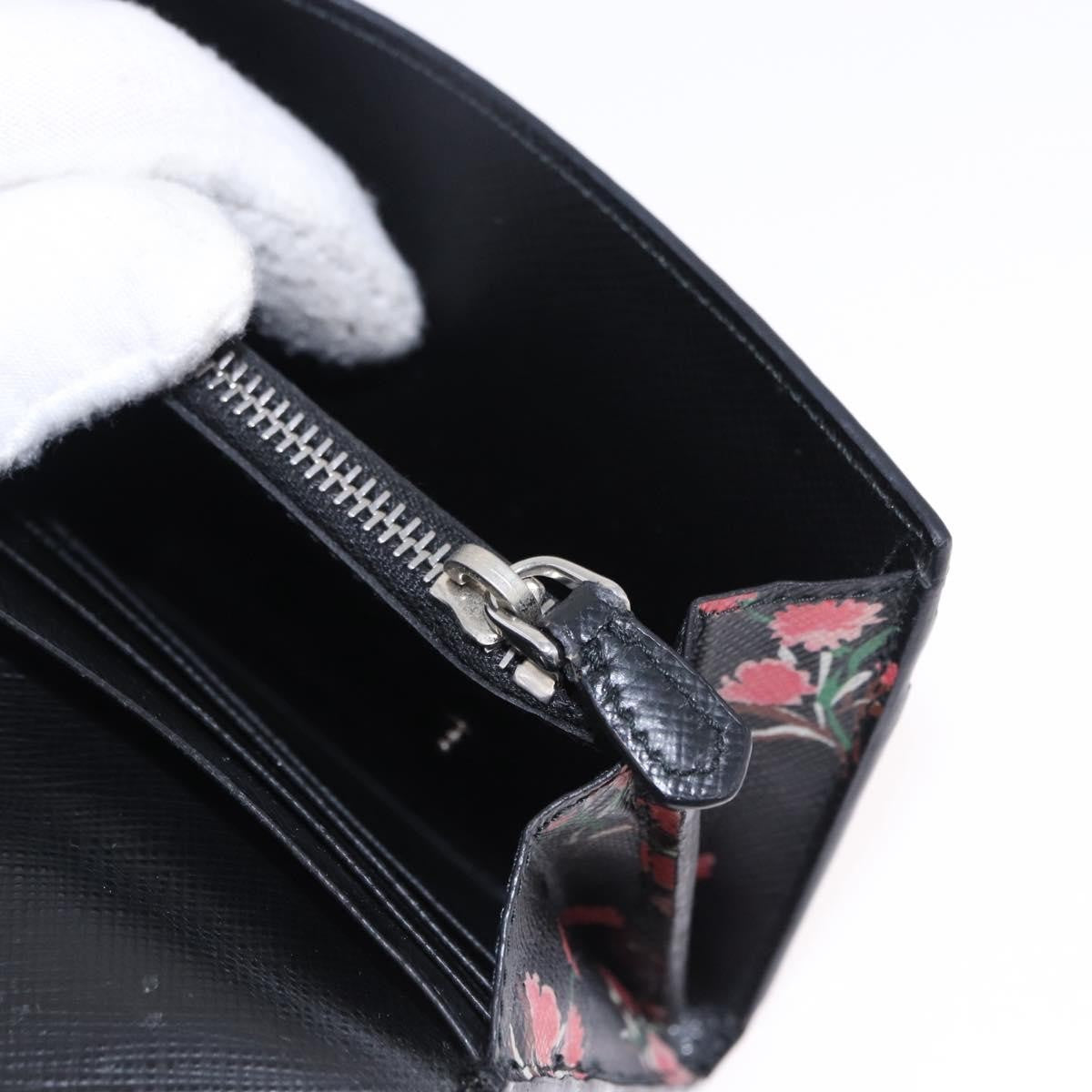 Prada Saffiano Leather, Black, Leather, Wallet