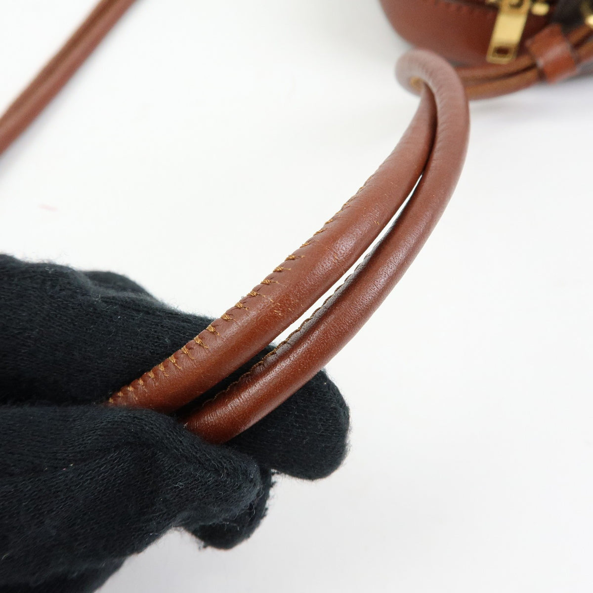 Saint Laurent Le Monogramme Coeur Monogram All Over Coated Canvas and Leather, Brown, Canvas, Handbag