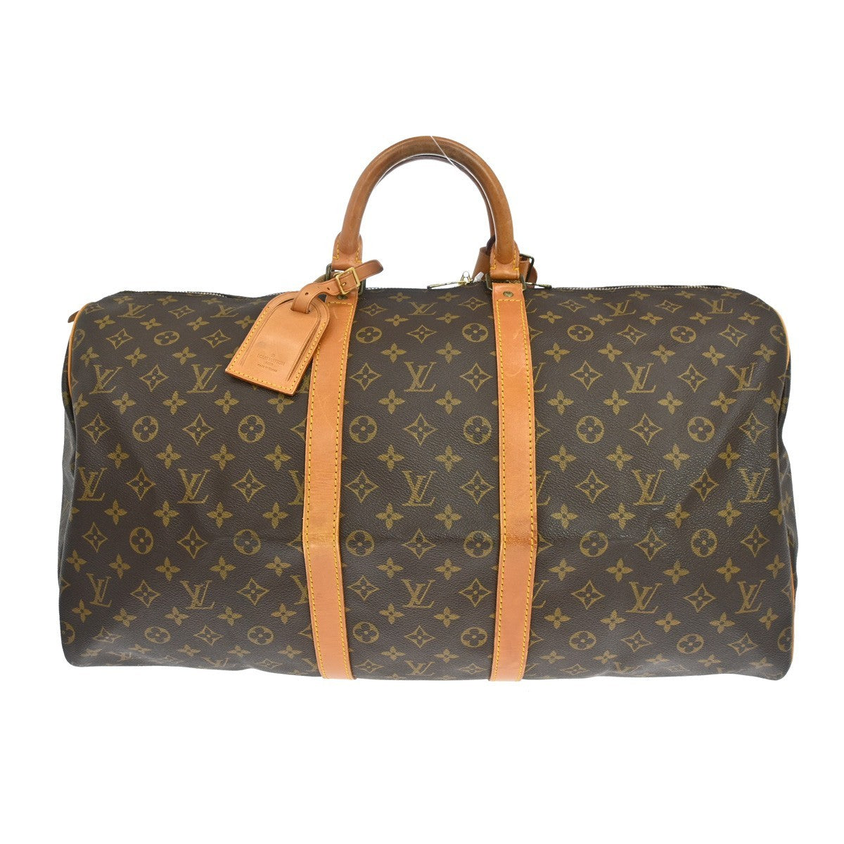 Louis Vuitton Keepall Monogram Canvas, Brown, Canvas, Travel Bag