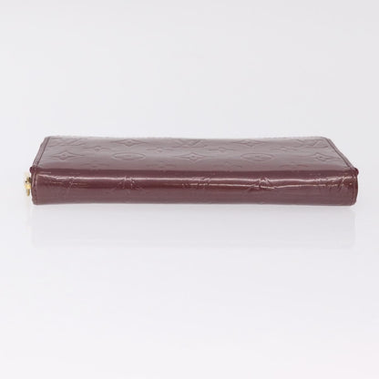 Louis Vuitton Zippy Monogram Vernis, Purple, Patent Leather, Wallet