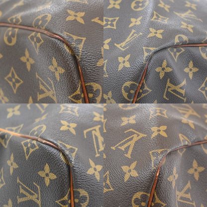 Louis Vuitton Keepall Monogram Canvas, Brown, Canvas, Travel Bag