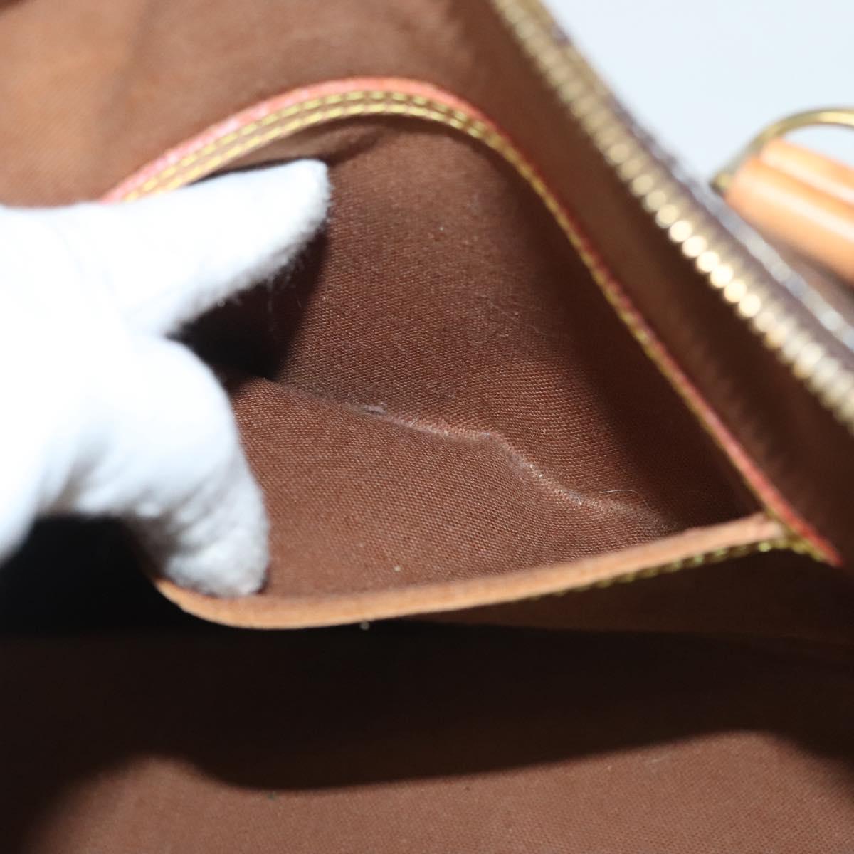 Louis Vuitton Alma Handbag Monogram Canvas, BROWN, CANVAS, Handbag