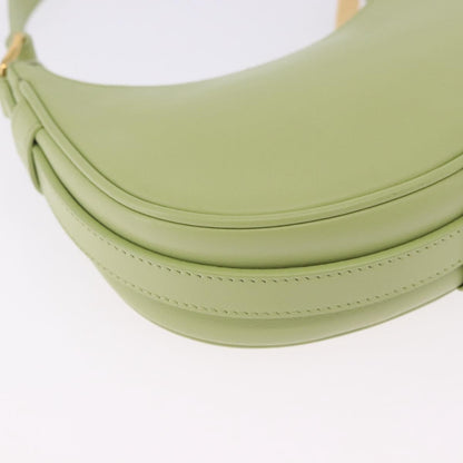 Celine Ava Leather, Green, Leather, Handbag