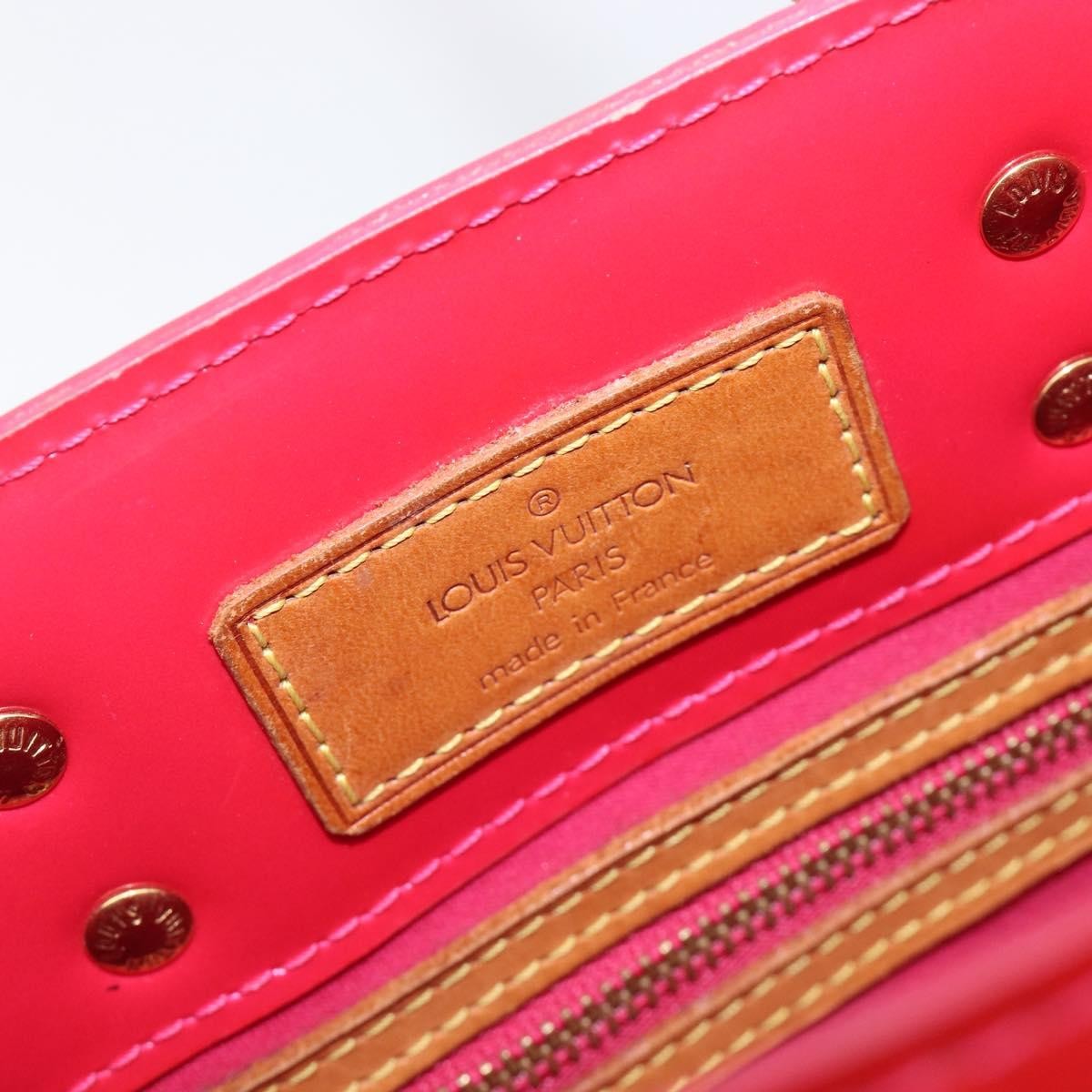 Louis Vuitton Reade Monogram Vernis, Pink, Patent Leather, Handbag