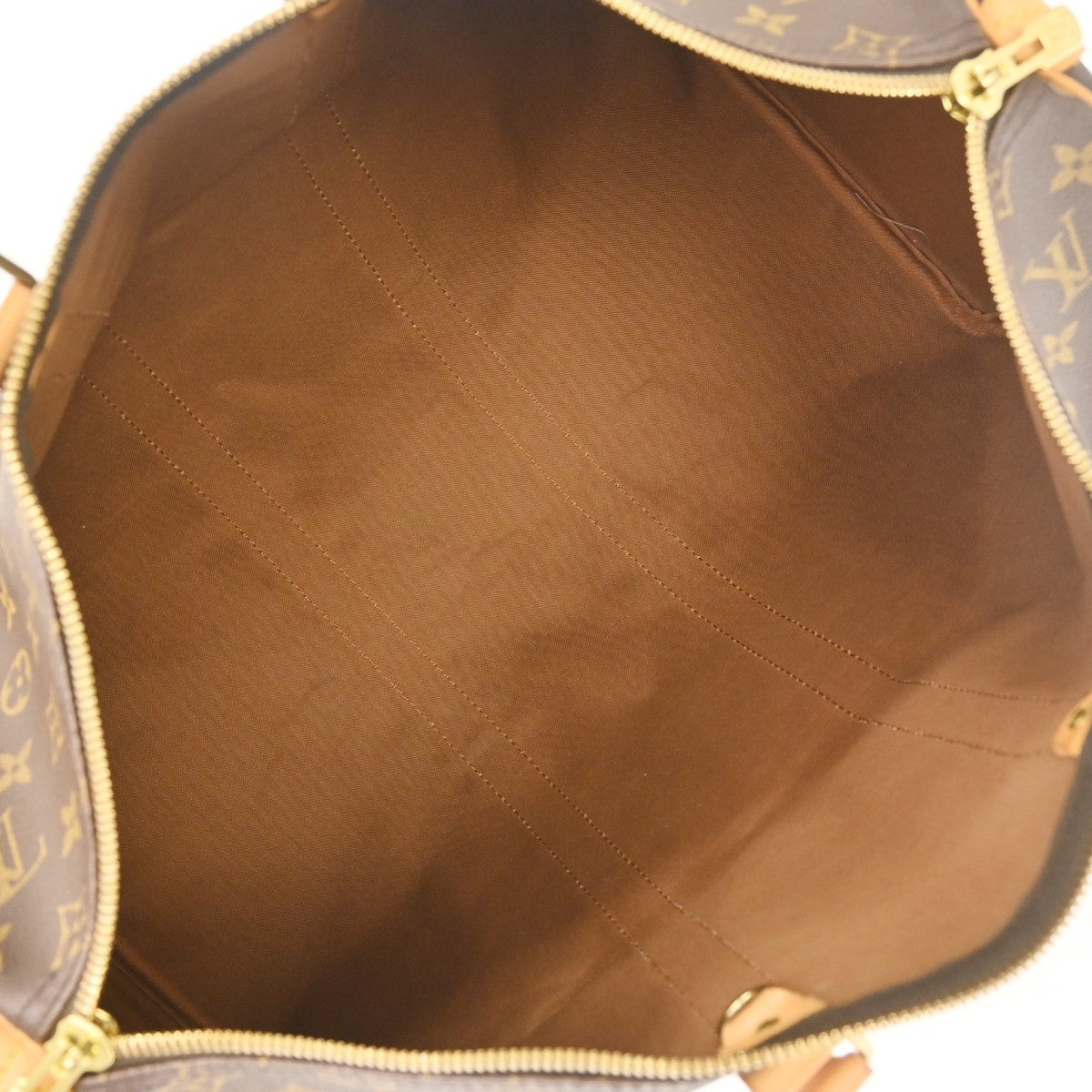 Louis Vuitton Keepall Monogram Canvas, Brown, Canvas, Travel Bag