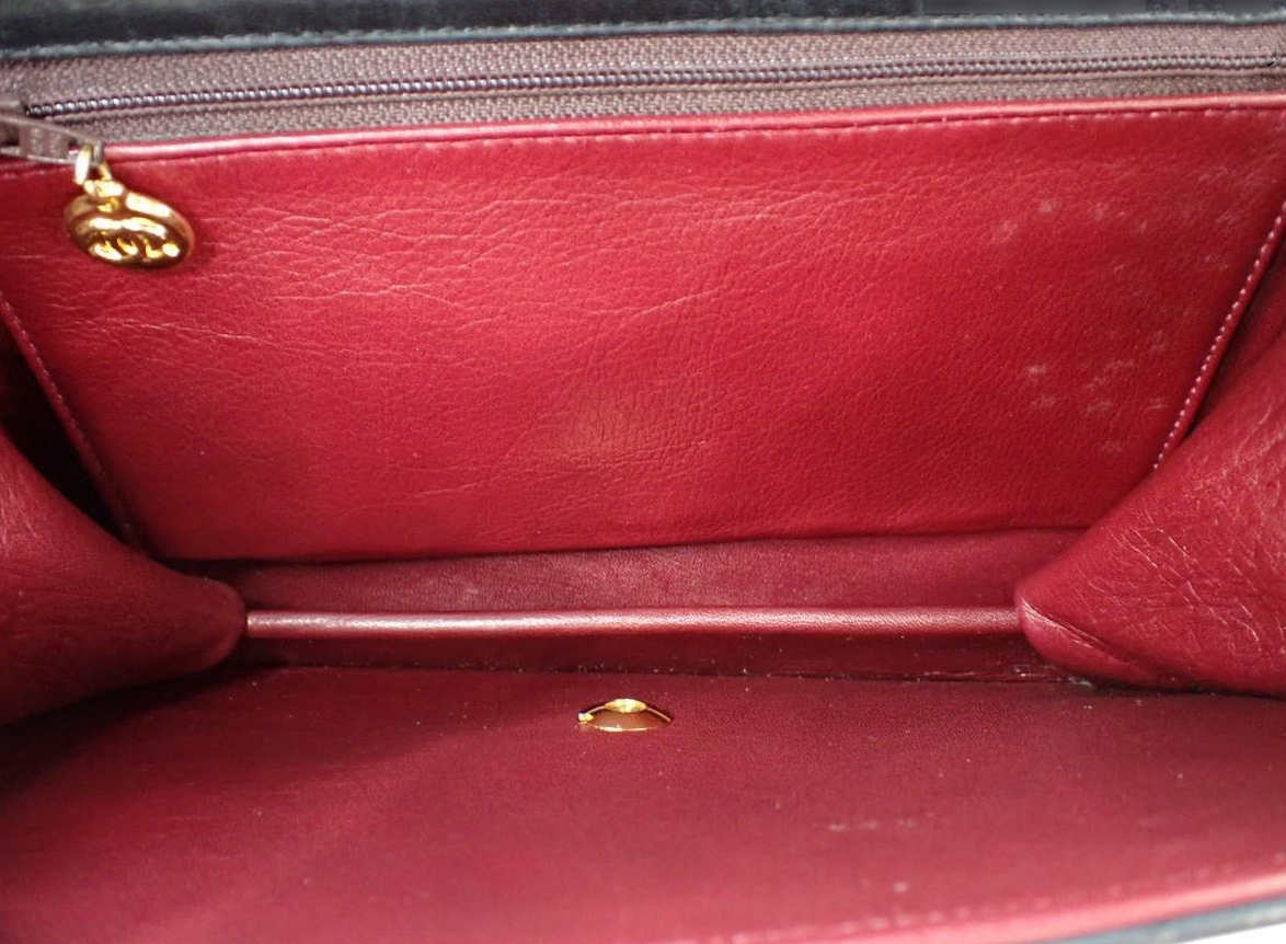 Chanel Chain Flap Shoulder Bag Quilted Lambskin, BLACK, LEATHER, Shoulder bag