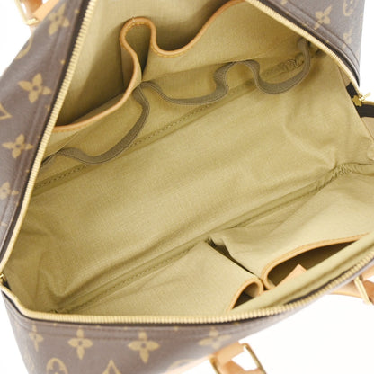Louis Vuitton Deauville Monogram Canvas, Brown, Canvas, Handbag