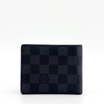 Louis Vuitton Multiple Damier Graphite, Black, Canvas, Wallet
