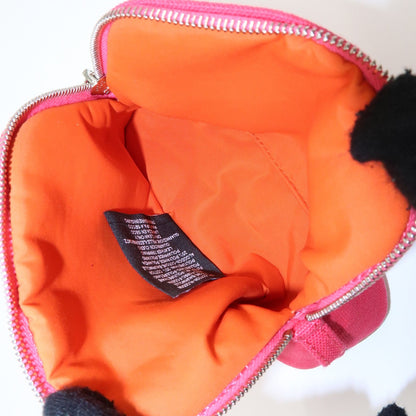 Hermes Bolide Travel Canvas, Pink, Cotton, Clutch