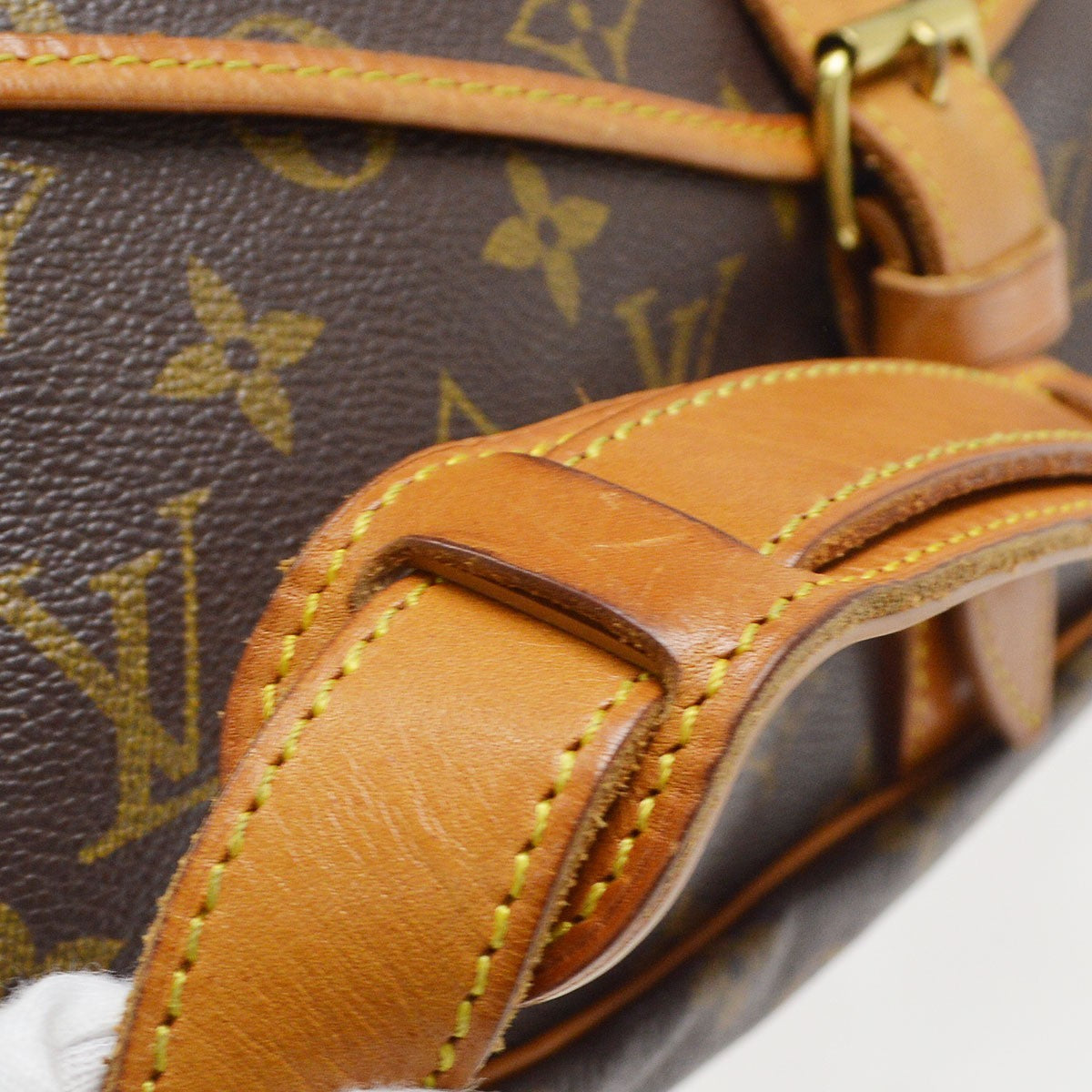 Louis Vuitton Saumur Monogram Canvas, Brown, Canvas, Shoulder Bag
