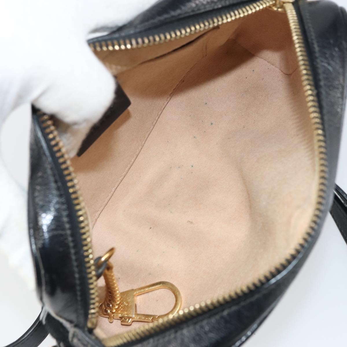 Gucci Ophidia Suede, Black, Suede, Shoulder Bag