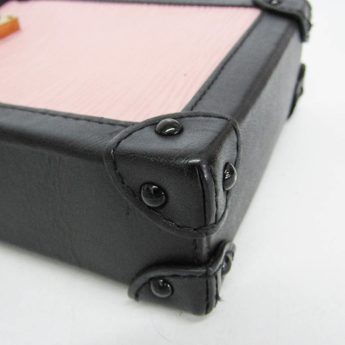 Louis Vuitton Vertical Trunk Pochette Epi Leather, Pink, Leather, Clutch