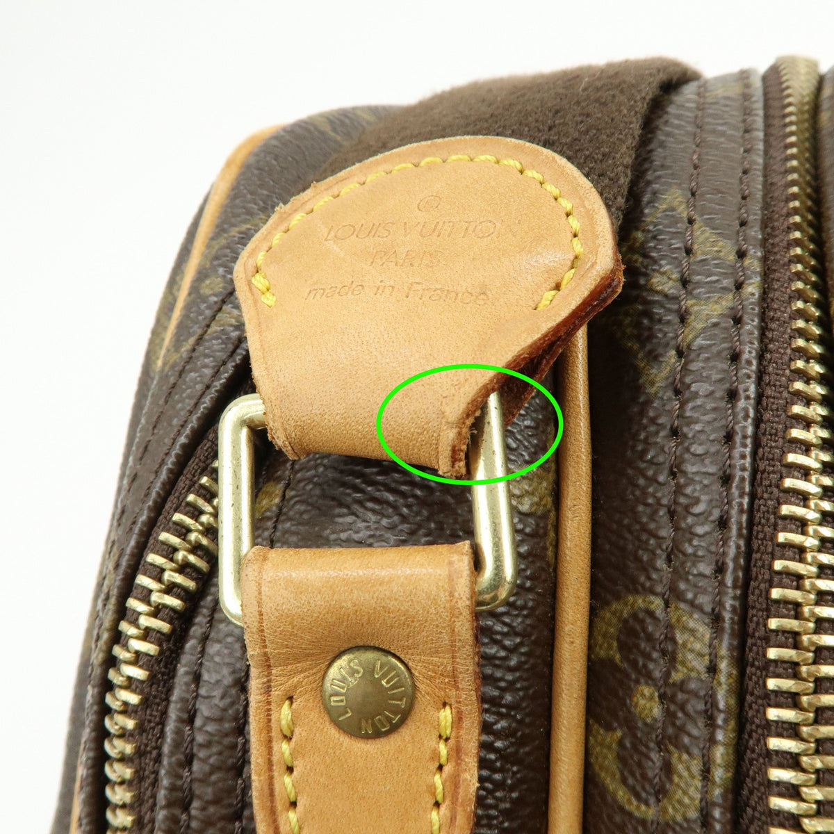 Louis Vuitton Reporter Monogram Canvas, Brown, Canvas, Shoulder Bag
