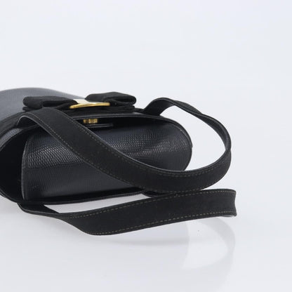 Salvatore Ferragamo Vara Bow Leather, Black, Leather, Crossbody Bag