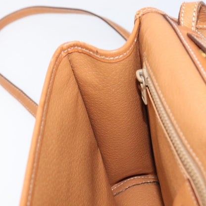 Celine Macadam Shoulder Canvas, Brown, Canvas, Crossbody Bag