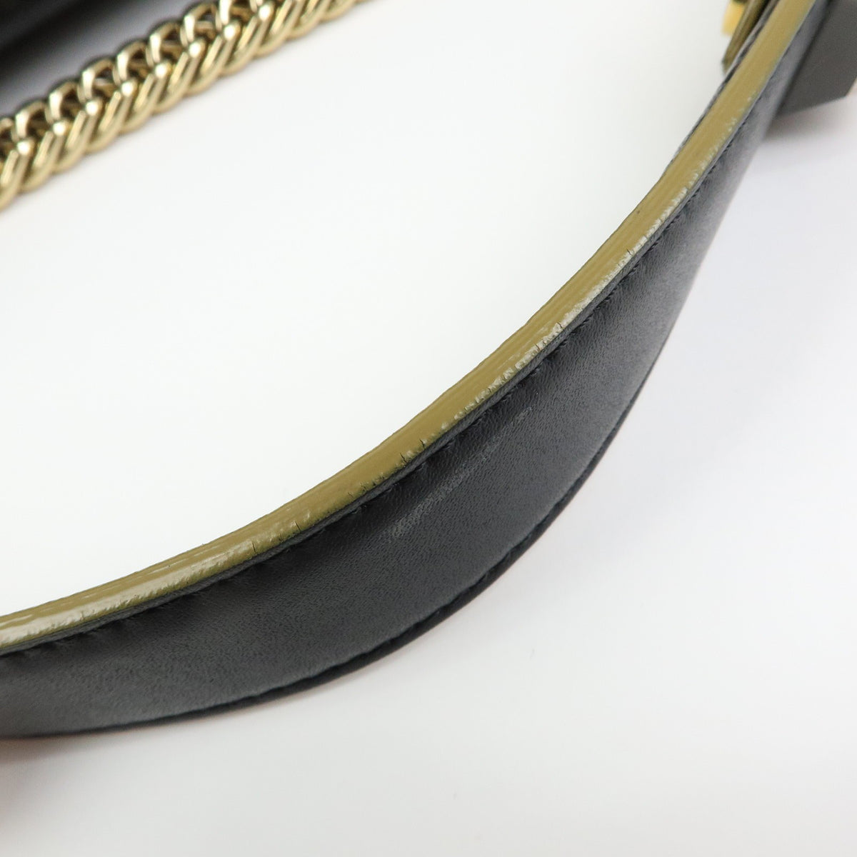 Fendi Kan I Leather, Black, Leather, Shoulder Bag