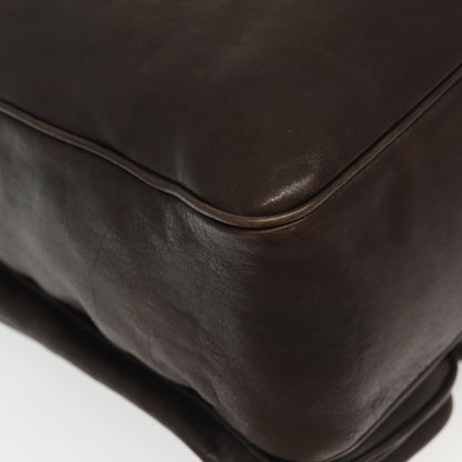 Bottega Veneta Intrecciato Shoulder Leather, Brown, Leather, Shoulder Bag