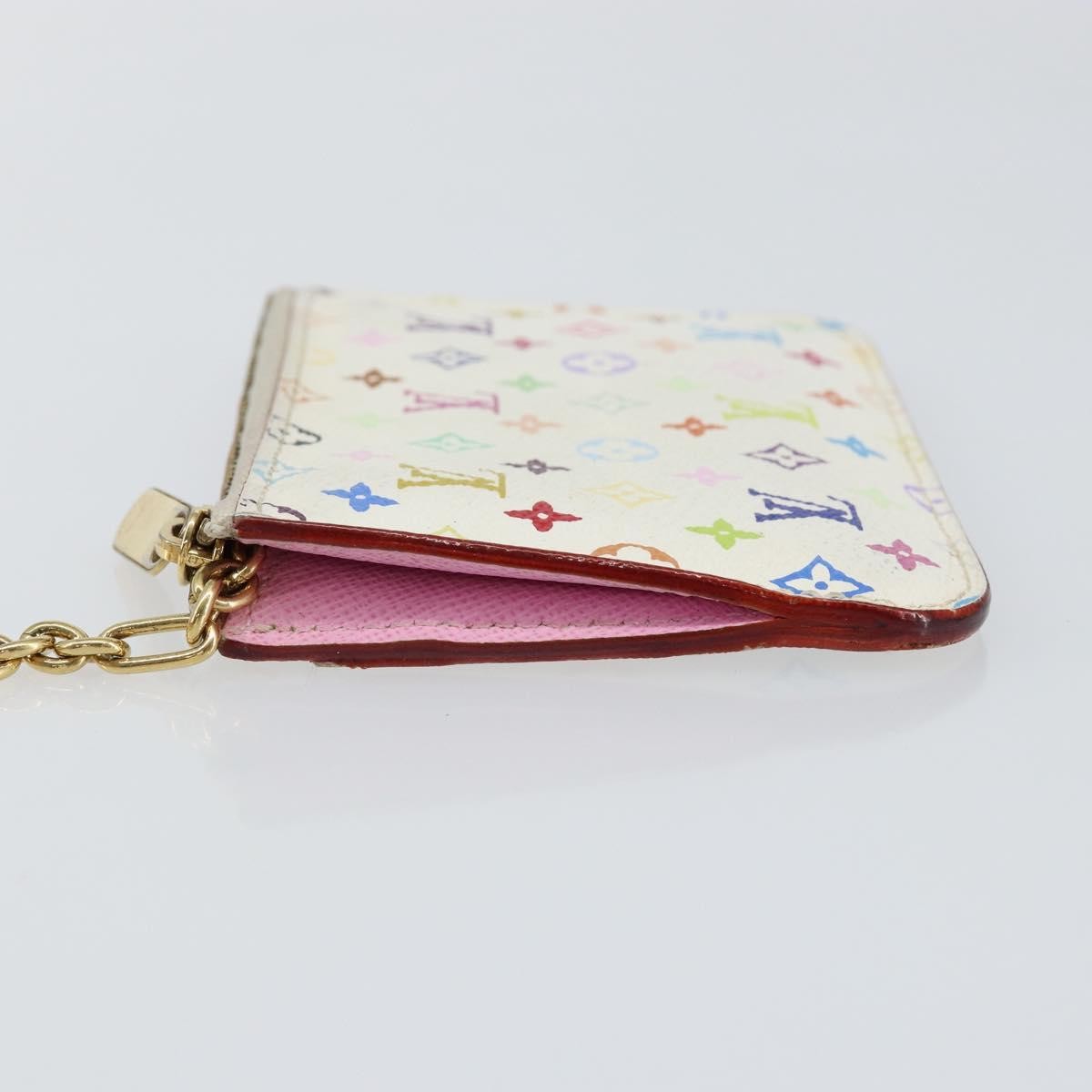 Louis Vuitton Pochette clés NM Monogram Multicolor Canvas, Multicolour, Canvas, Wallet