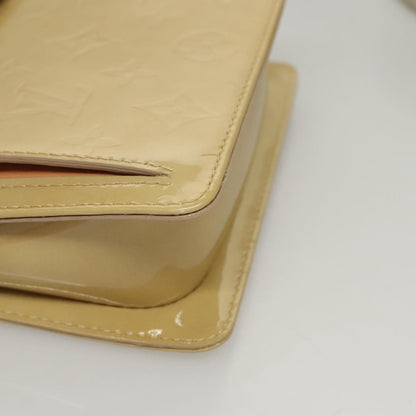 Louis Vuitton Mott Monogram Vernis, Beige, Patent Leather, Clutch