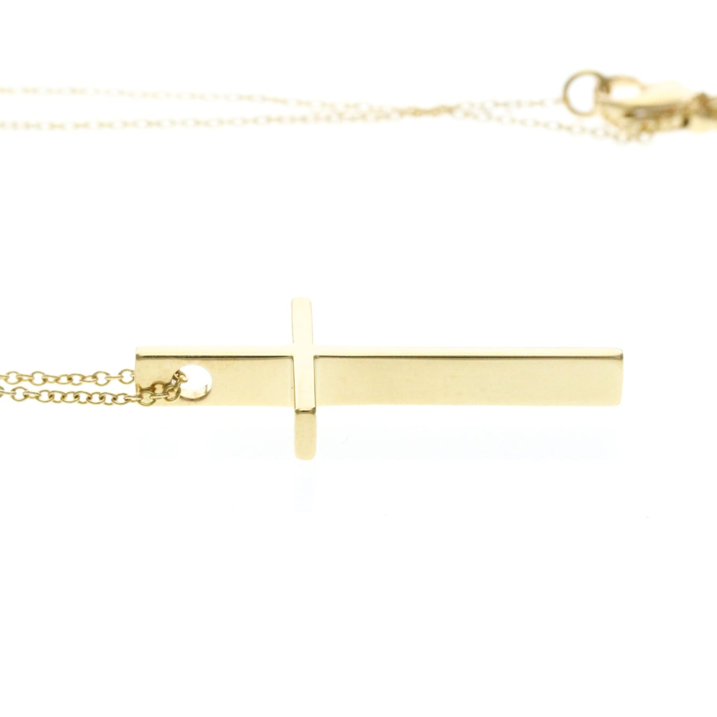 Tiffany & Co. Cross Pendant 18K Yellow Gold, Gold, Yellow Gold, Necklace