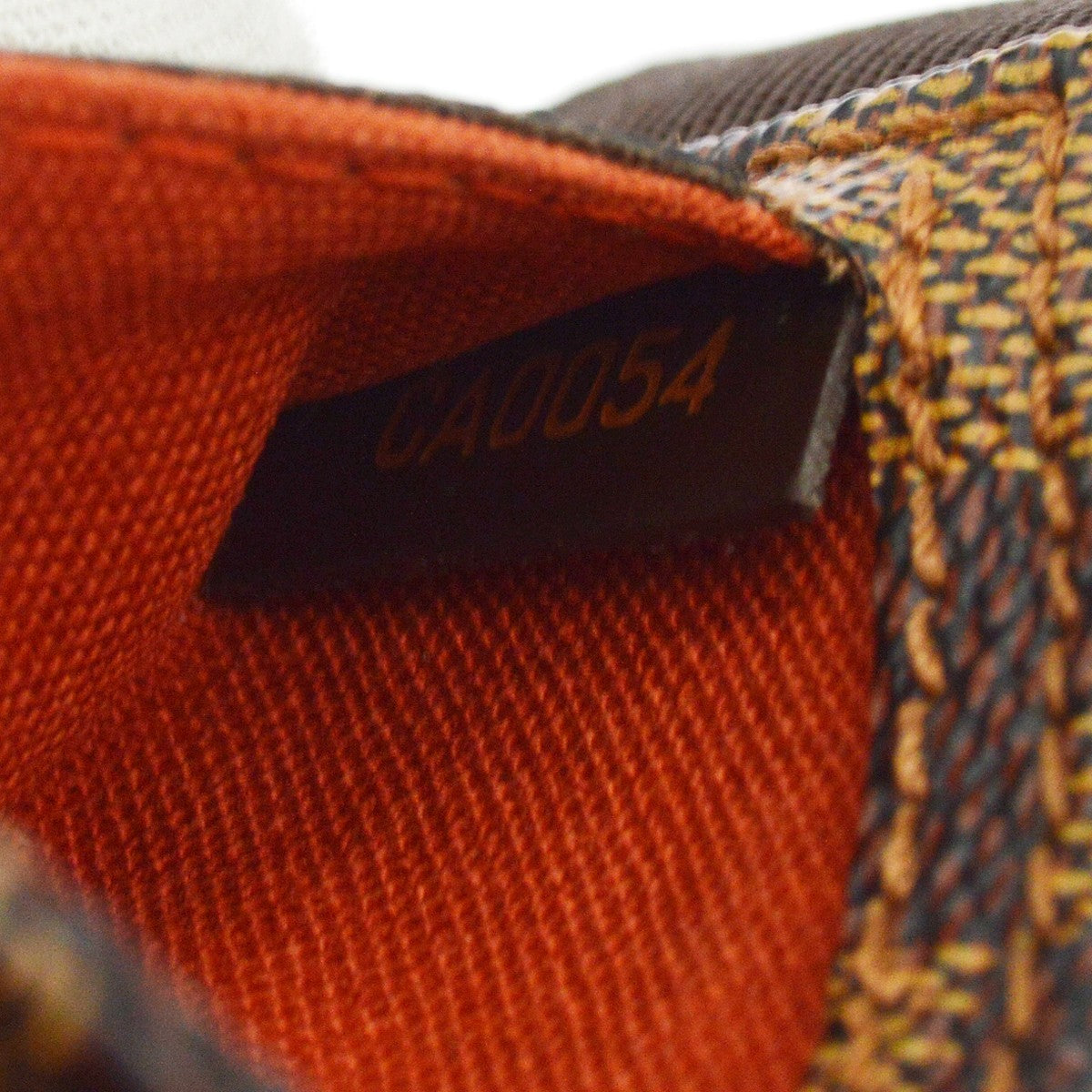 Louis Vuitton Geronimos Damier, Brown, Canvas, Clutch