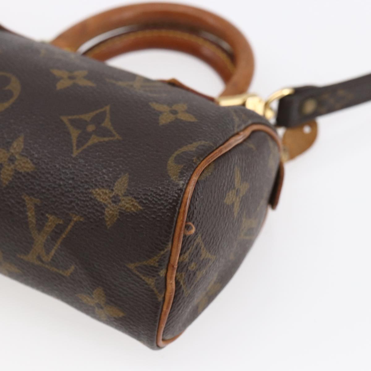 Louis Vuitton Speedy Mini HL Handbag Monogram Canvas, BROWN, CANVAS, Handbag