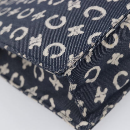 Celine C Macadam Canvas, Navy, Canvas, Handbag
