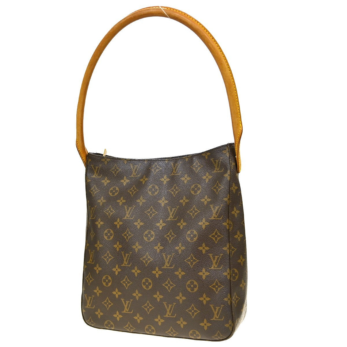 Louis Vuitton Looping Monogram Canvas, Brown, Canvas, Handbag